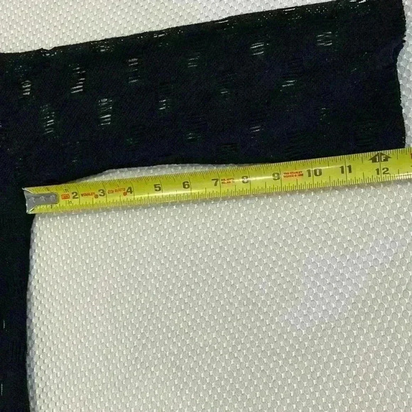 Vintage Y2K Vanity size small black Open Knit mini dress - Picture 4 of 6